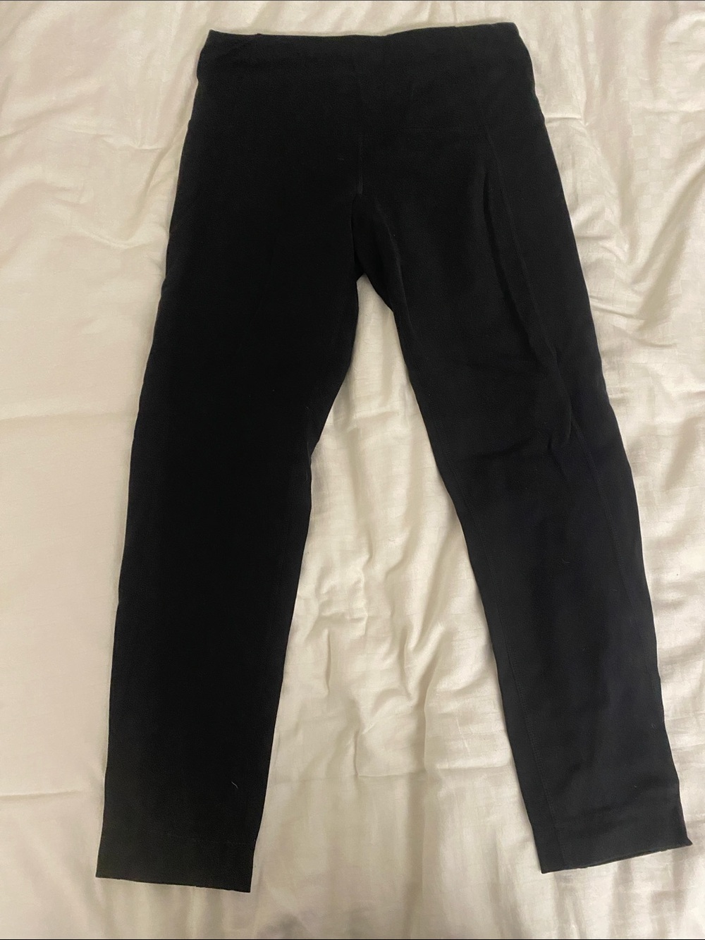 Black Stretch Casual Pants